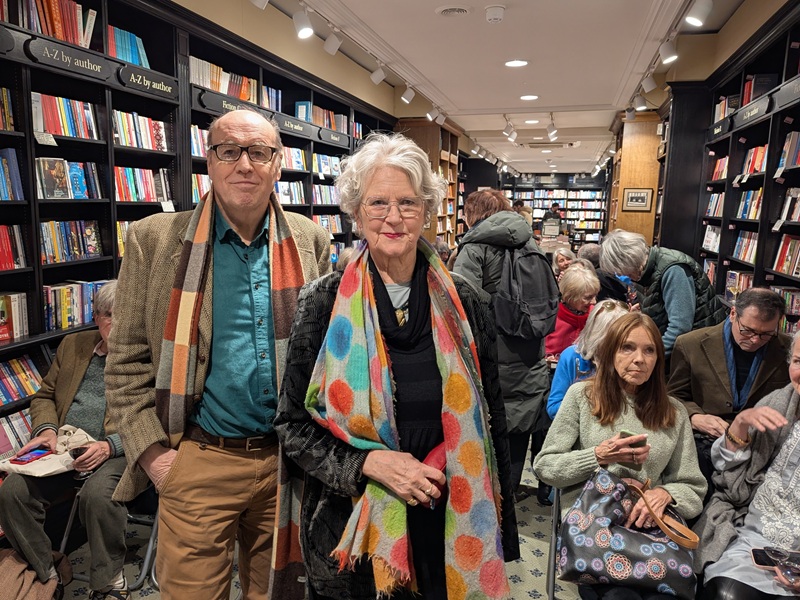 Sarah Anderson and Martin Latham at Hatchards